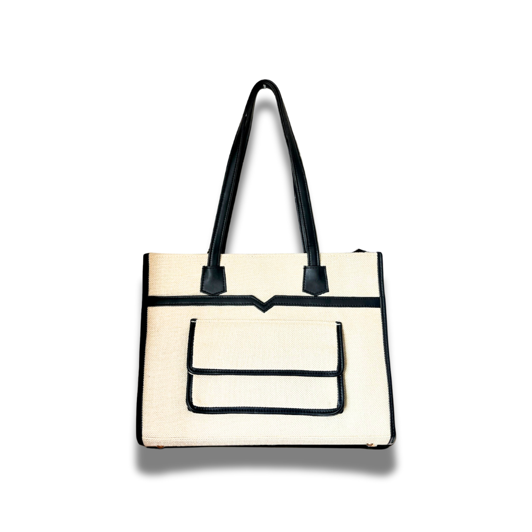 The Daily Runner Tote Bag (Mid) - Black