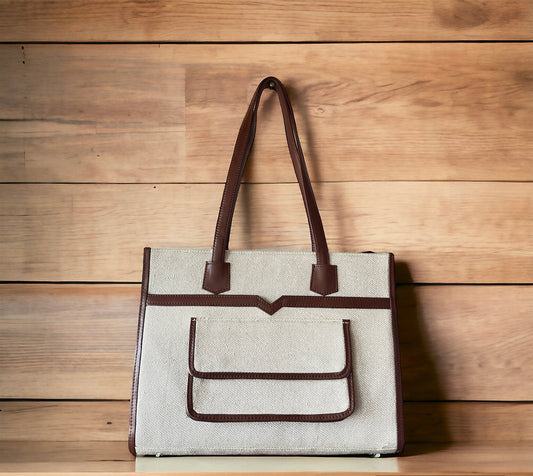 The Daily Runner Tote Bag (Mid) - Dark Tan