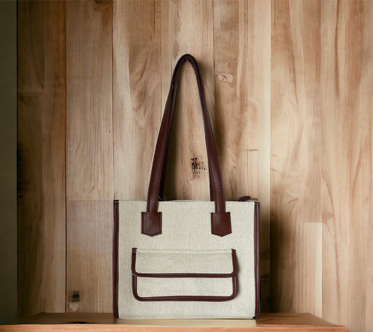 The Daily Runner Tote Bag (Mini) - Dark Tan