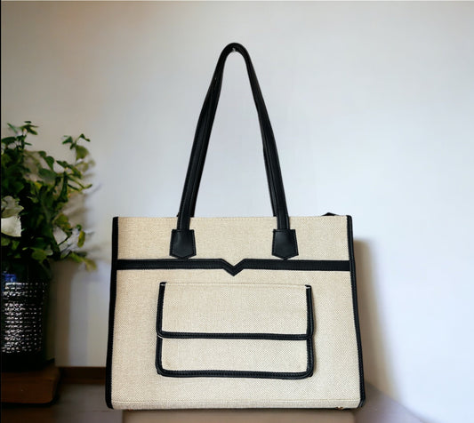 The Daily Runner Tote Bag (Mid) - Black